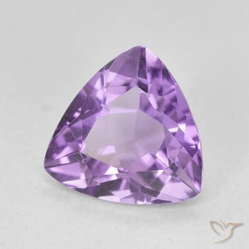 Améthyste Violet iris profond naturelle Trillion, 2.69 ct, VVS