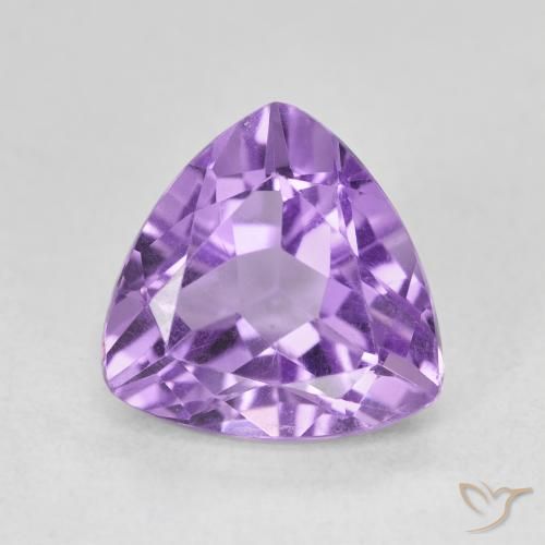3.03ct Naturel Violet foncé Améthyste, Trillion, VVS