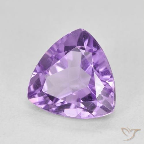 Améthyste Violet foncé naturelle Trillion, 3.03 ct, VVS