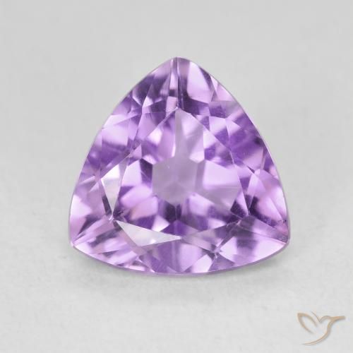 2.83ct Naturel Violet Rosâtre Améthyste, Trillion, VVS