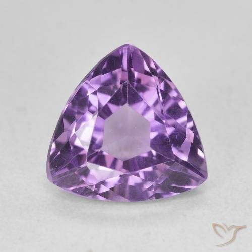 3.09ct Naturel Violet aubergine Améthyste, Trillion, VVS