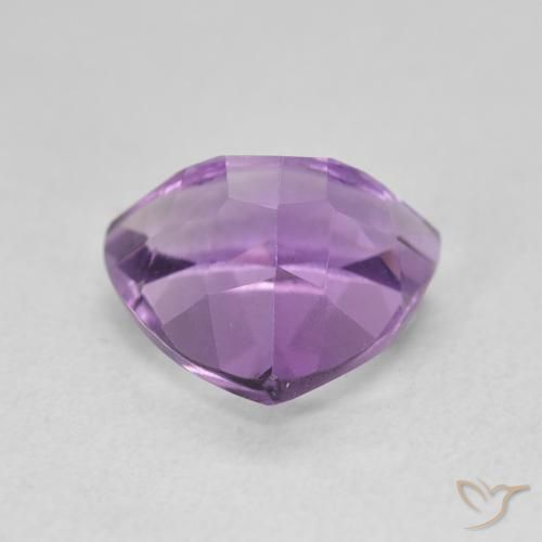 Améthyste Violet aubergine naturelle Trillion, 3.09 ct, VVS