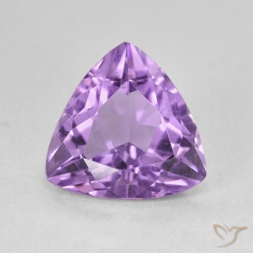 2.84ct Naturel Violet foncé Améthyste, Trillion, VVS