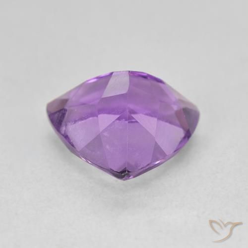 Améthyste Violet foncé naturelle Trillion, 2.84 ct, VVS