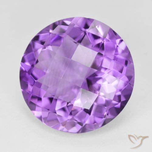 Améthyste Violet Rosâtre naturelle Tour, 17.29 ct, VVS