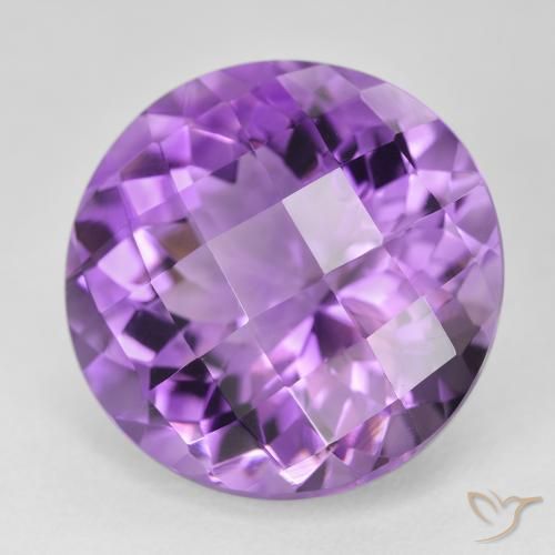Améthyste Pourpre violacé moyen naturelle Tour, 18.76 ct, VVS