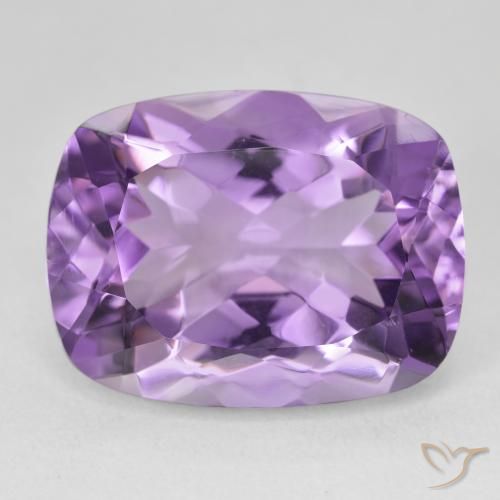 18.49ct Naturel Violet moyen Améthyste, Coussin, VVS