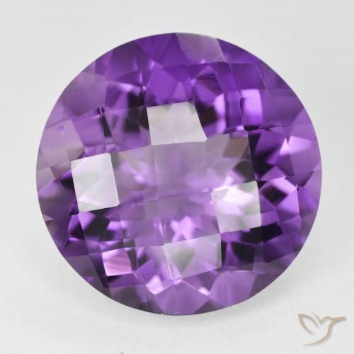 18.89ct Naturel Violet vif Améthyste, Tour, VVS