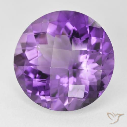 Améthyste Violet vif naturelle Tour, 18.89 ct, VVS