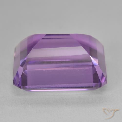 Améthyste Violet intense naturelle Octogone / coupe Émeraude, 20.04 ct, VVS-VS