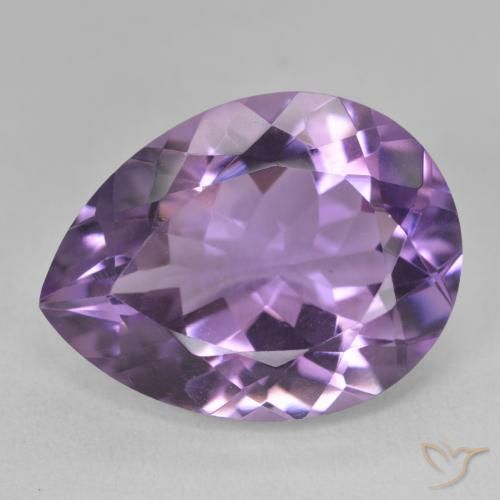17.70ct Naturel Violet moyen Améthyste, En forme de poire, VVS-VS