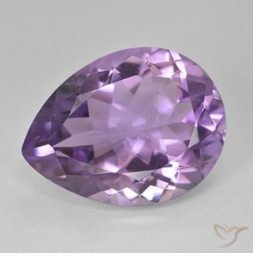 17.69ct Naturel Violet violacé Améthyste, En forme de poire, VVS-VS