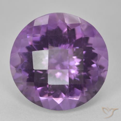 19.76ct Naturel Violet moyen Améthyste, Tour, VVS-VS
