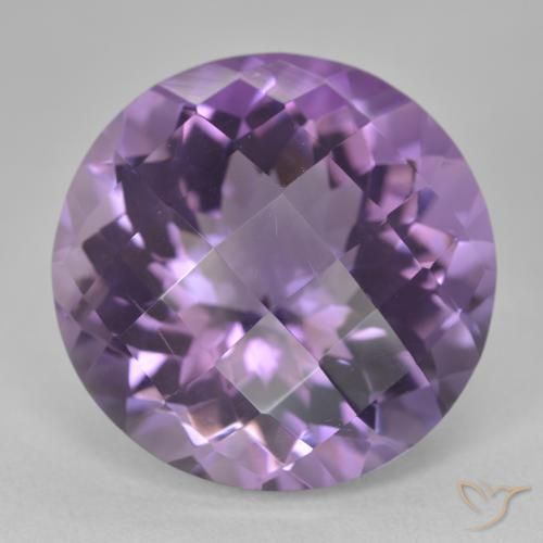 19.33ct Naturel Violet moyen Améthyste, Tour, VVS-VS
