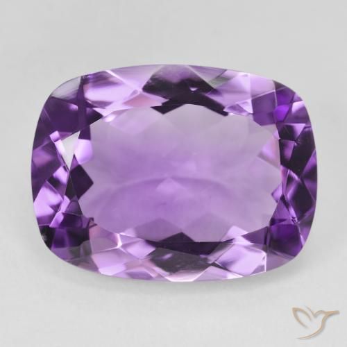 16.66ct Naturel Pourpre violacé moyen Améthyste, Coussin, VVS