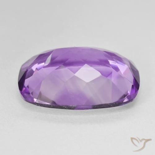 Améthyste Pourpre violacé moyen naturelle Coussin, 16.66 ct, VVS