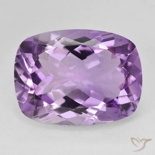 18.10ct Naturel Violet violacé Améthyste, Coussin, VVS