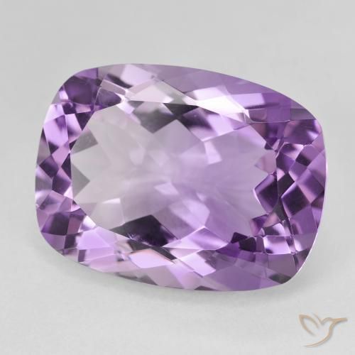Améthyste Violet violacé naturelle Coussin, 18.10 ct, VVS