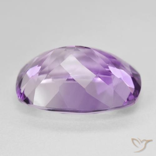 Améthyste Violet violacé naturelle Coussin, 18.10 ct, VVS