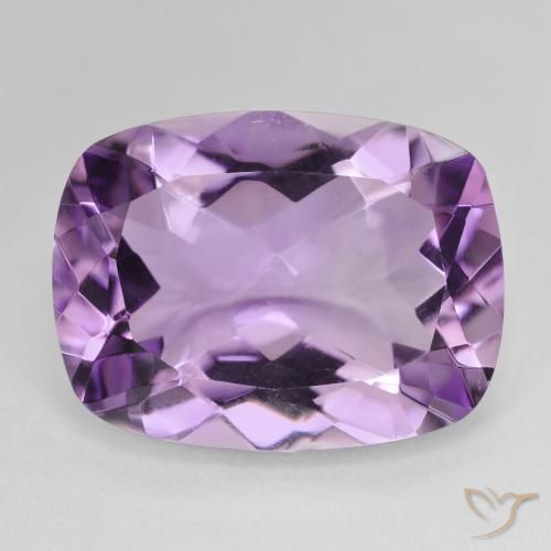 15.85ct Naturel Medium Light Purplish-Violet Améthyste, Coussin, VVS