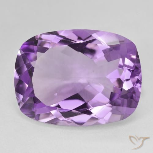 17.64ct Naturel Violet violacé Améthyste, Coussin, VVS