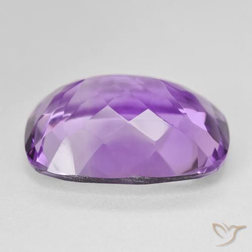 Améthyste Violet violacé naturelle Coussin, 17.76 ct, VVS