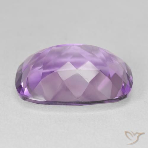Améthyste Violet violacé naturelle Coussin, 17.06 ct, VVS-VS