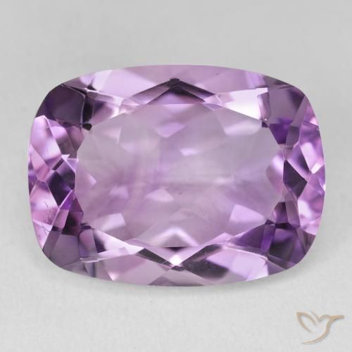 16.83ct Naturel Light-Medium Violet Améthyste, Coussin, VVS-VS