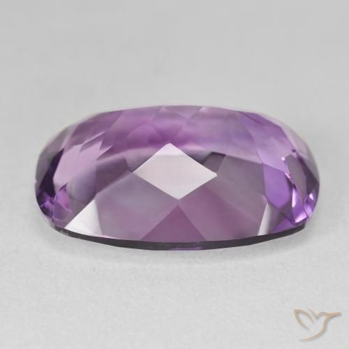 Améthyste Light-Medium Violet naturelle Coussin, 16.83 ct, VVS-VS