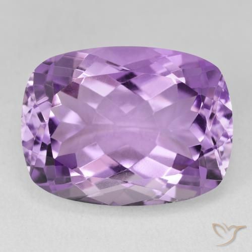 19.50ct Naturel Light-Medium Violet Améthyste, Coussin, VVS-VS