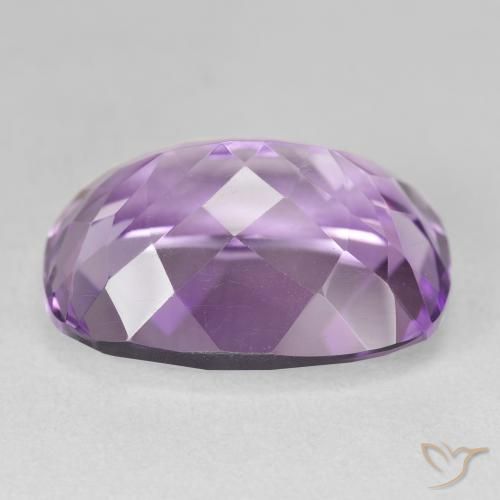 Améthyste Light-Medium Violet naturelle Coussin, 19.50 ct, VVS-VS