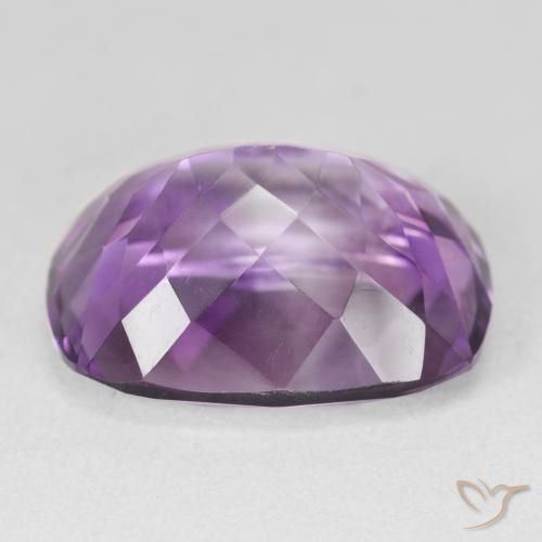 Améthyste Light-Medium Violet naturelle Coussin, 20.45 ct, VVS-VS
