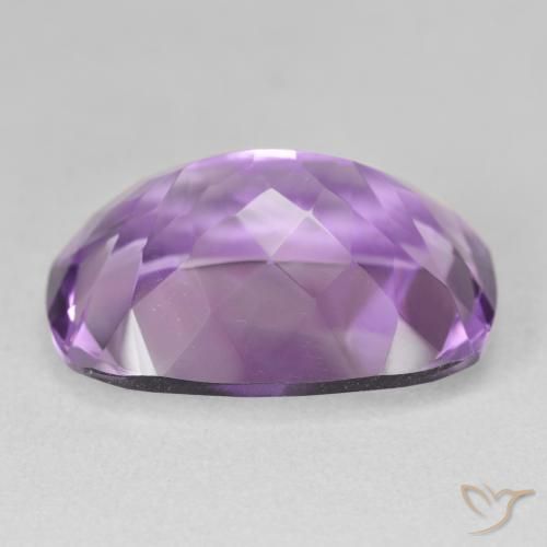 Améthyste Violet vif naturelle Coussin, 17.58 ct, VVS-VS