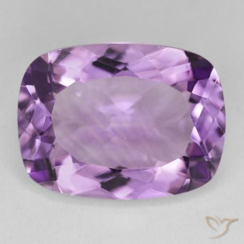16.89ct Naturel Light-Medium Violet Améthyste, Coussin, VVS-VS