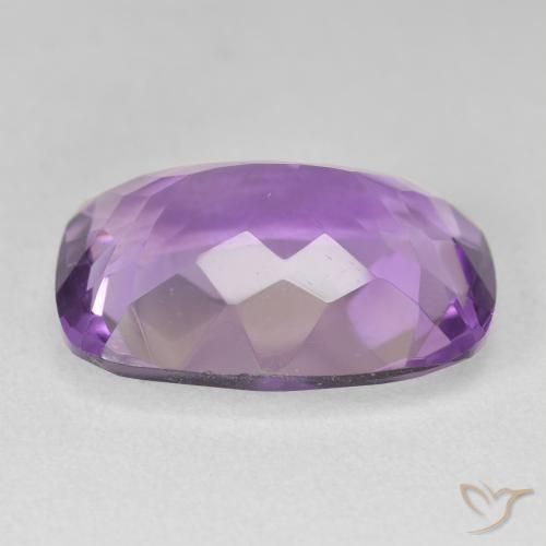 Améthyste Light-Medium Violet naturelle Coussin, 16.89 ct, VVS-VS