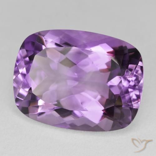 Améthyste Violet intense naturelle Coussin, 19.31 ct, VVS-VS