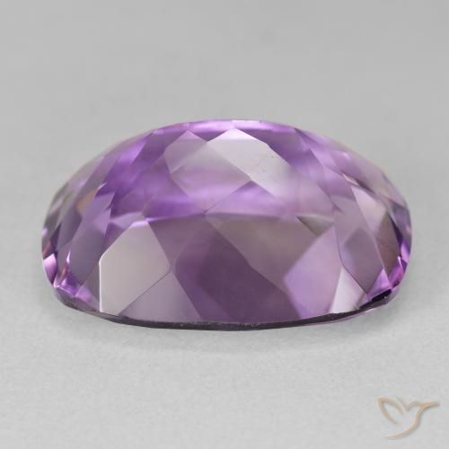 Améthyste Light-Medium Violet naturelle Coussin, 19.00 ct, VVS-VS