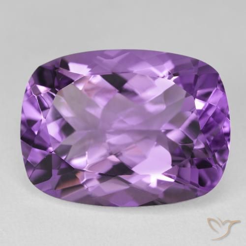 18.40ct Naturel Medium Light-Violet Améthyste, Coussin, VVS-VS
