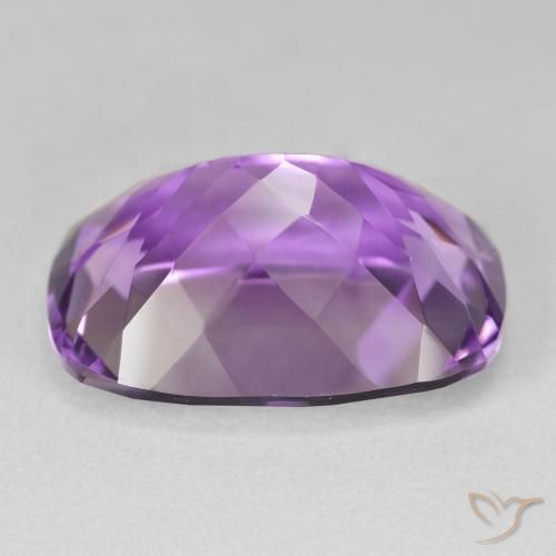 Améthyste Medium Light-Violet naturelle Coussin, 18.40 ct, VVS-VS