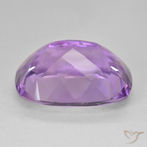 Améthyste Violet Rosâtre naturelle Coussin, 19.39 ct, VVS