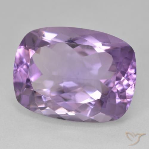Améthyste Violet aubergine naturelle Coussin, 20.17 ct, VVS