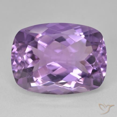19.34ct Naturel Violet moyen Améthyste, Coussin, VVS