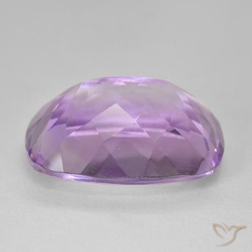 Améthyste Violet rose moyen naturelle Coussin, 18.93 ct, VVS