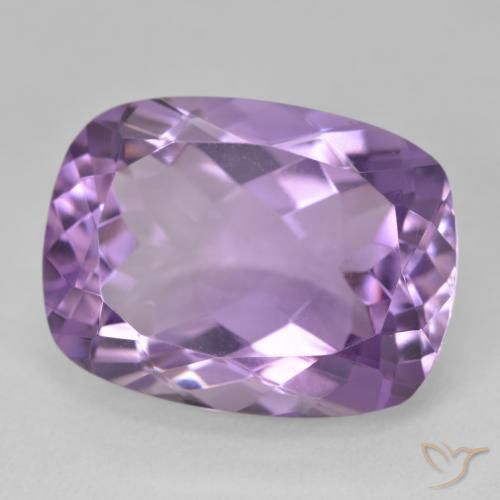 Améthyste Violet moyen naturelle Coussin, 18.55 ct, VVS