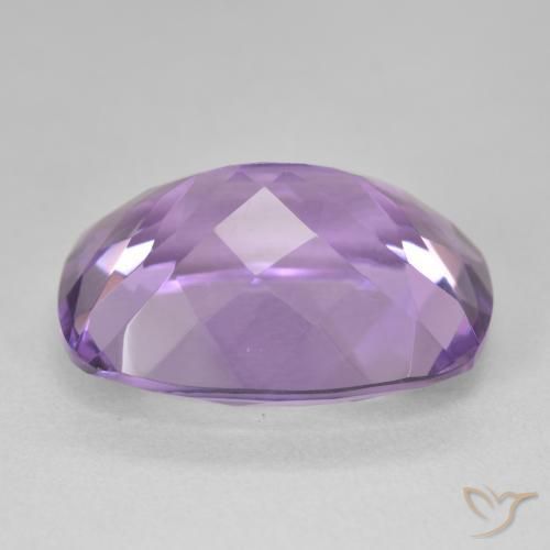 Améthyste Violet moyen naturelle Coussin, 18.89 ct, VVS
