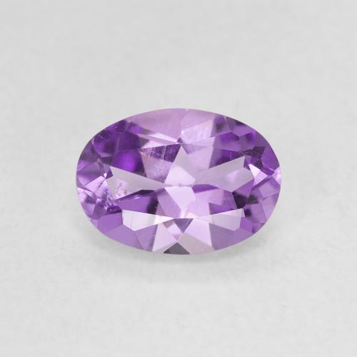 0.63ct Naturel Violet Rosâtre Améthyste, ovale, VS