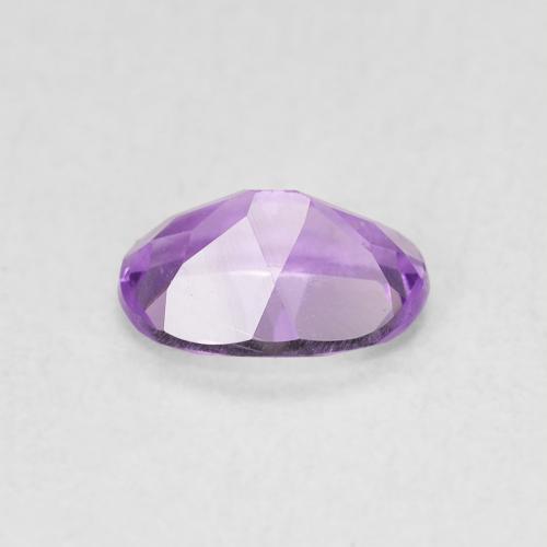 Améthyste Violet Rosâtre naturelle ovale, 0.63 ct, VS