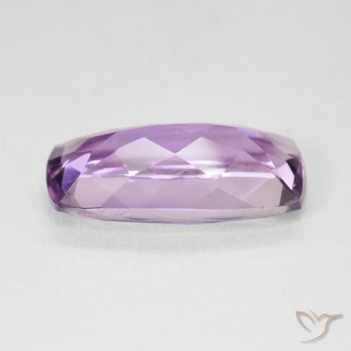 Améthyste Light-Medium Violet naturelle Coussin, 6.98 ct, VVS