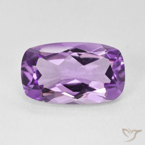 5.59ct Naturel Violet moyen Améthyste, Coussin, VVS