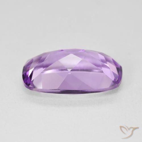 Améthyste Violet moyen naturelle Coussin, 5.59 ct, VVS